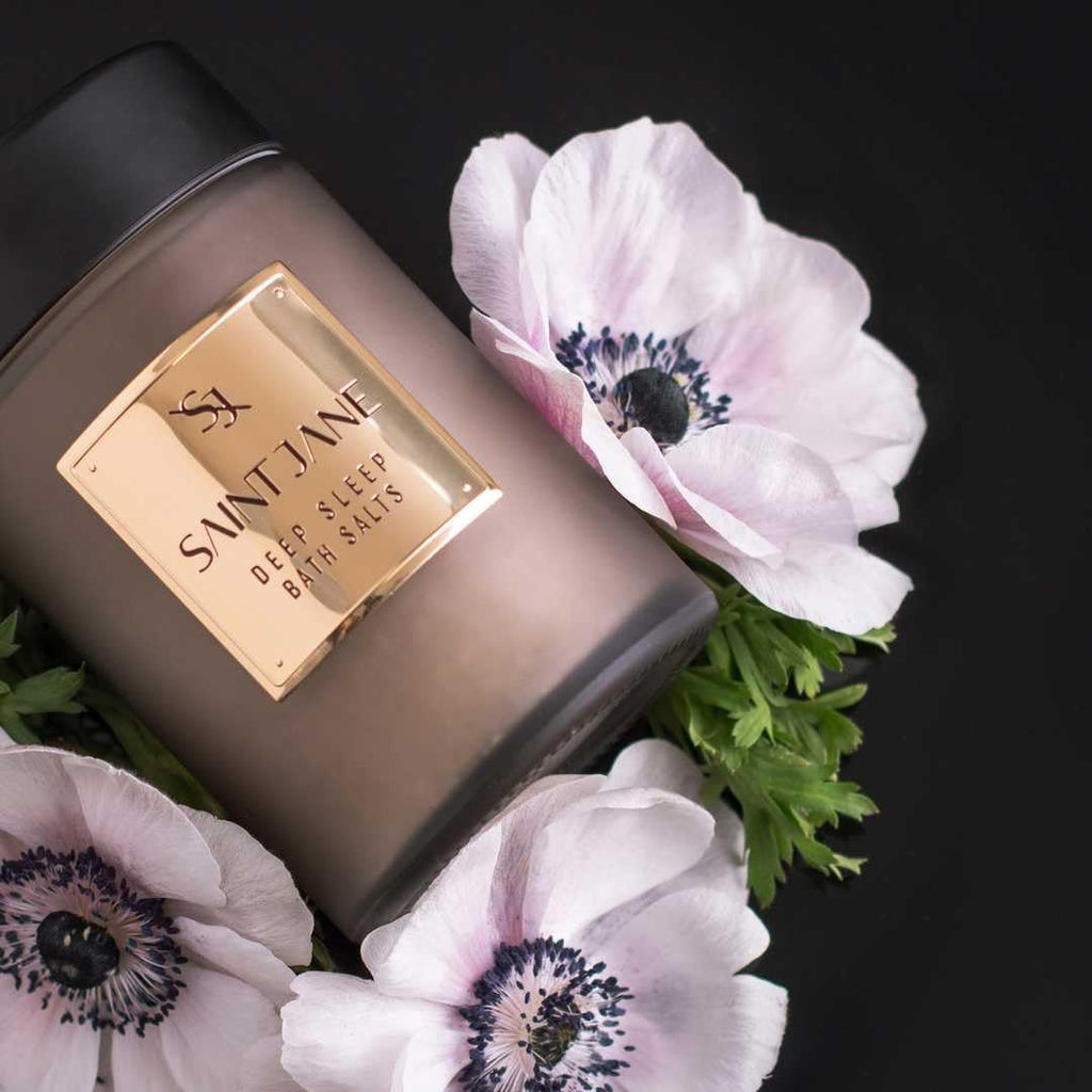 SAINT JANE Deep Sleep Bath Salts with Magnesium + Peptides | Floral Luxury Bath
