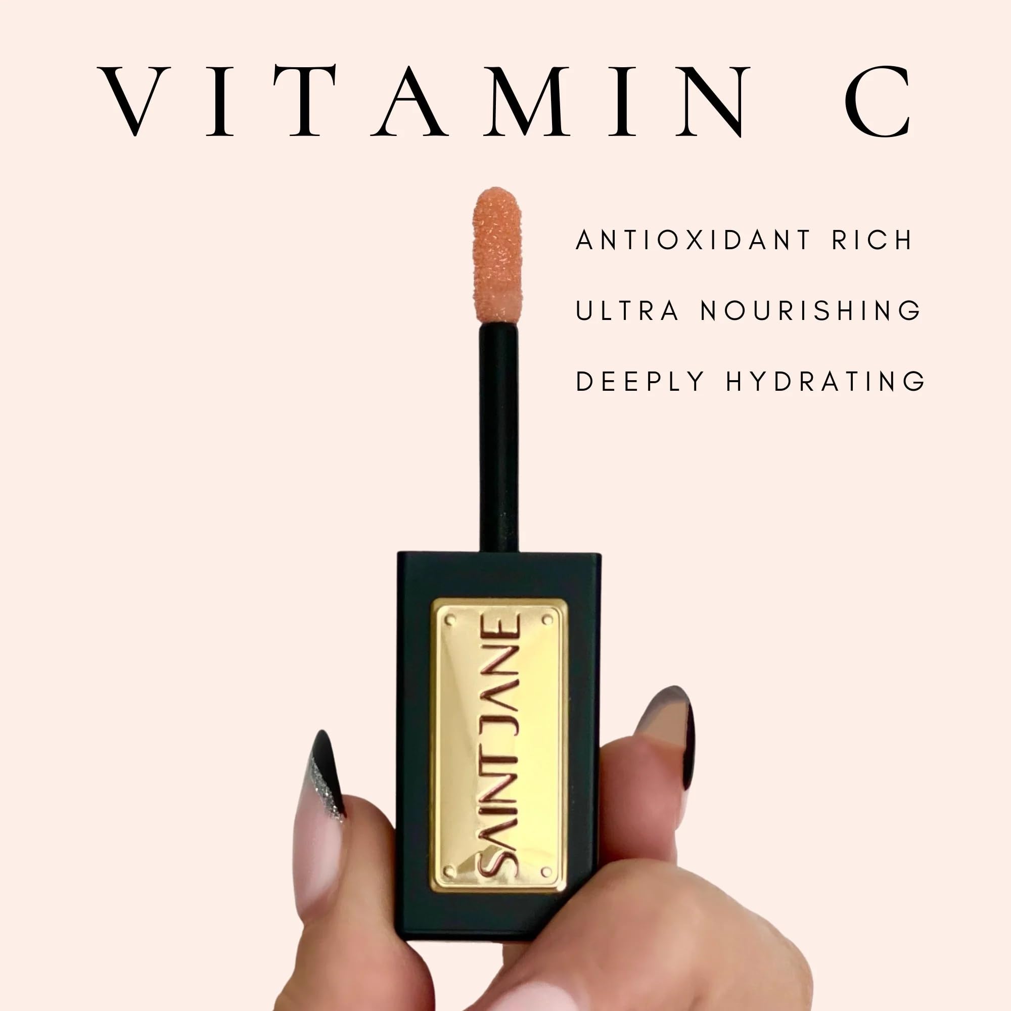 SAINT JANE Luxury Lip Oil Cloud – Ultra Nourishing Vitamin C Lip Oil (0.15 oz / 4.5 ml)