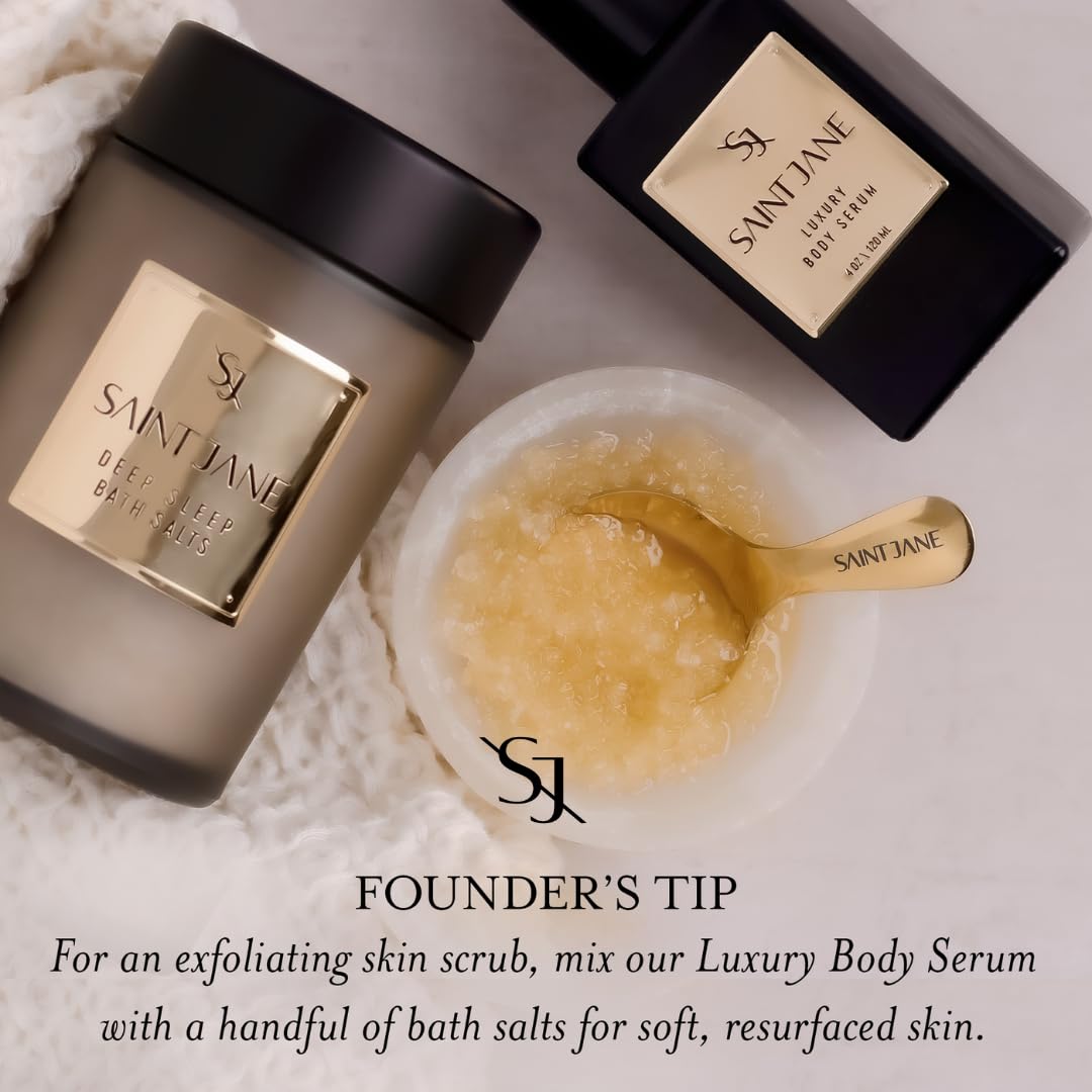 SAINT JANE Deep Sleep Bath Salts with Magnesium + Peptides | Floral Luxury Bath