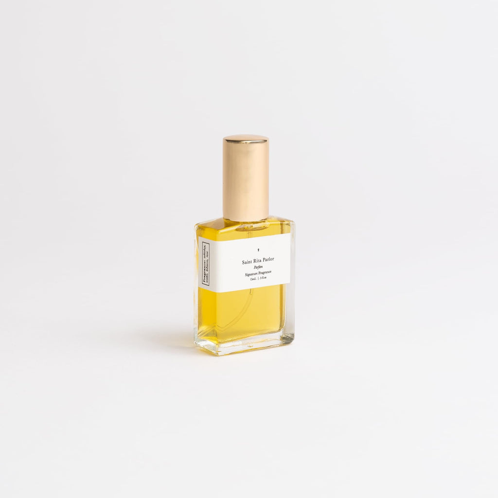 Saint Rita Parlor Signature Parfum – Luxury Unisex Fragrance, Rose, Whiskey & Tobacco, 15mL