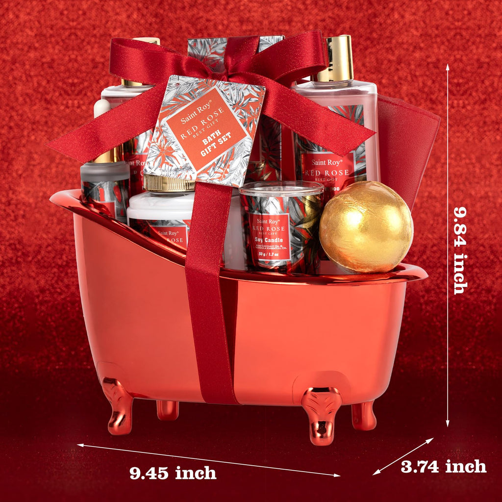 Saint Roy Christmas Spa Gift Set for Women – Luxurious Bath & Body Kit