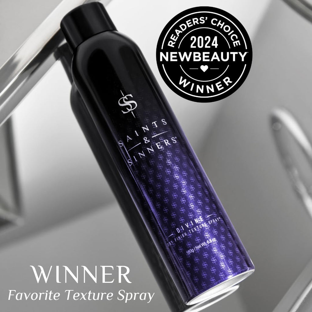 Saints & Sinners Divine Dry Finish Texture Spray for Volume, Texture and Body