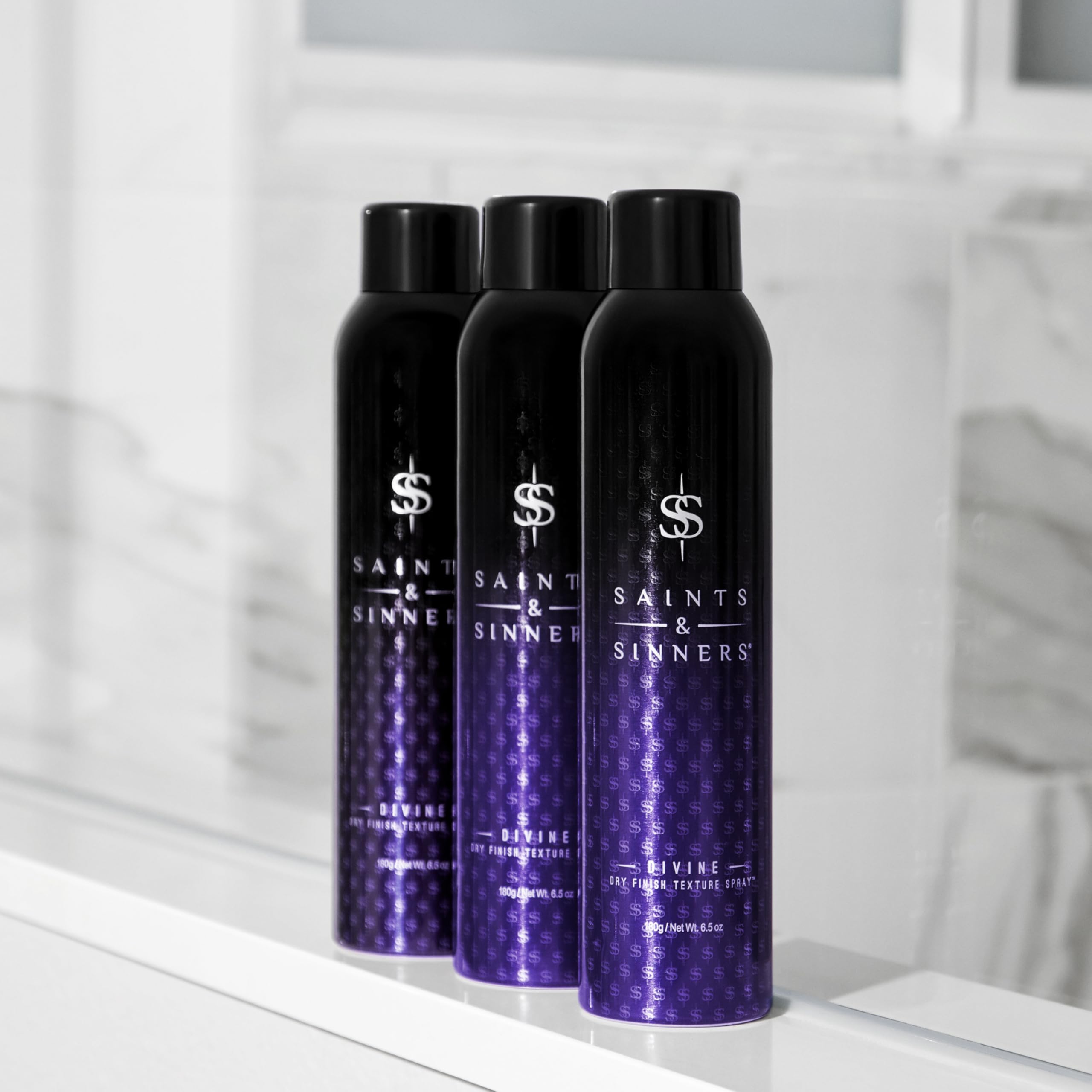 Saints & Sinners Divine Dry Finish Texture Spray for Volume, Texture and Body