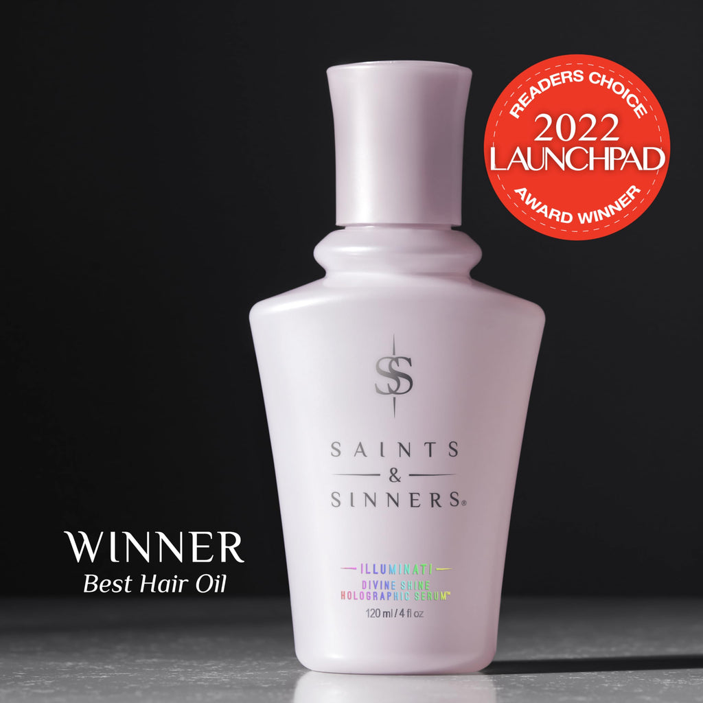 Saints & Sinners Illuminati Divine Shine Holographic Serum – Smoothing Hair Shine & Protection