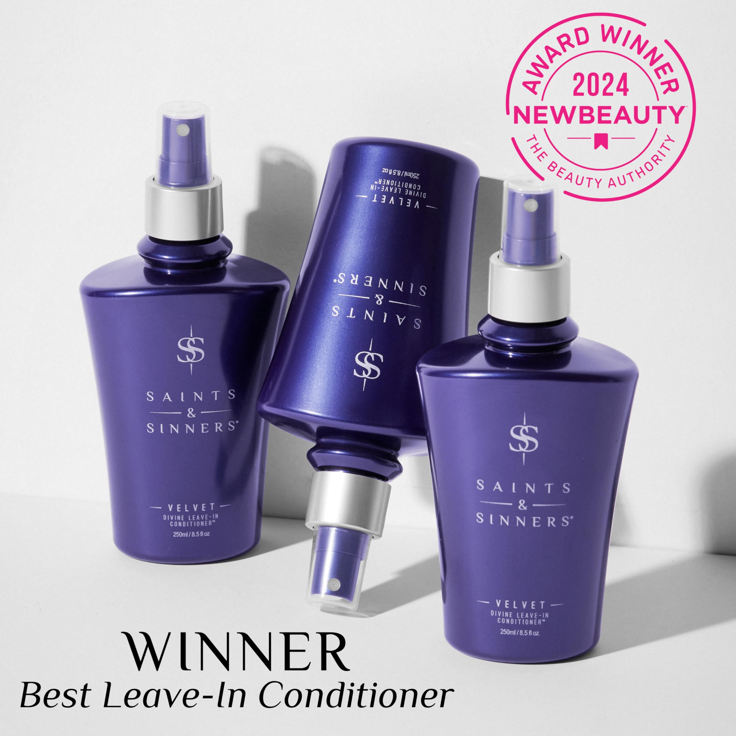 Saints & Sinners Velvet Divine Leave-In Conditioner Spray — Award-Winning Moisture & Shine