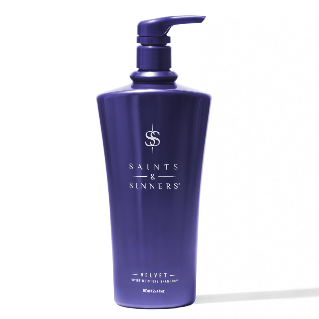 Saints & Sinners Velvet Divine Moisture Shampoo – Sulfate-Free Moisture for Damaged, Color-Treated Hair