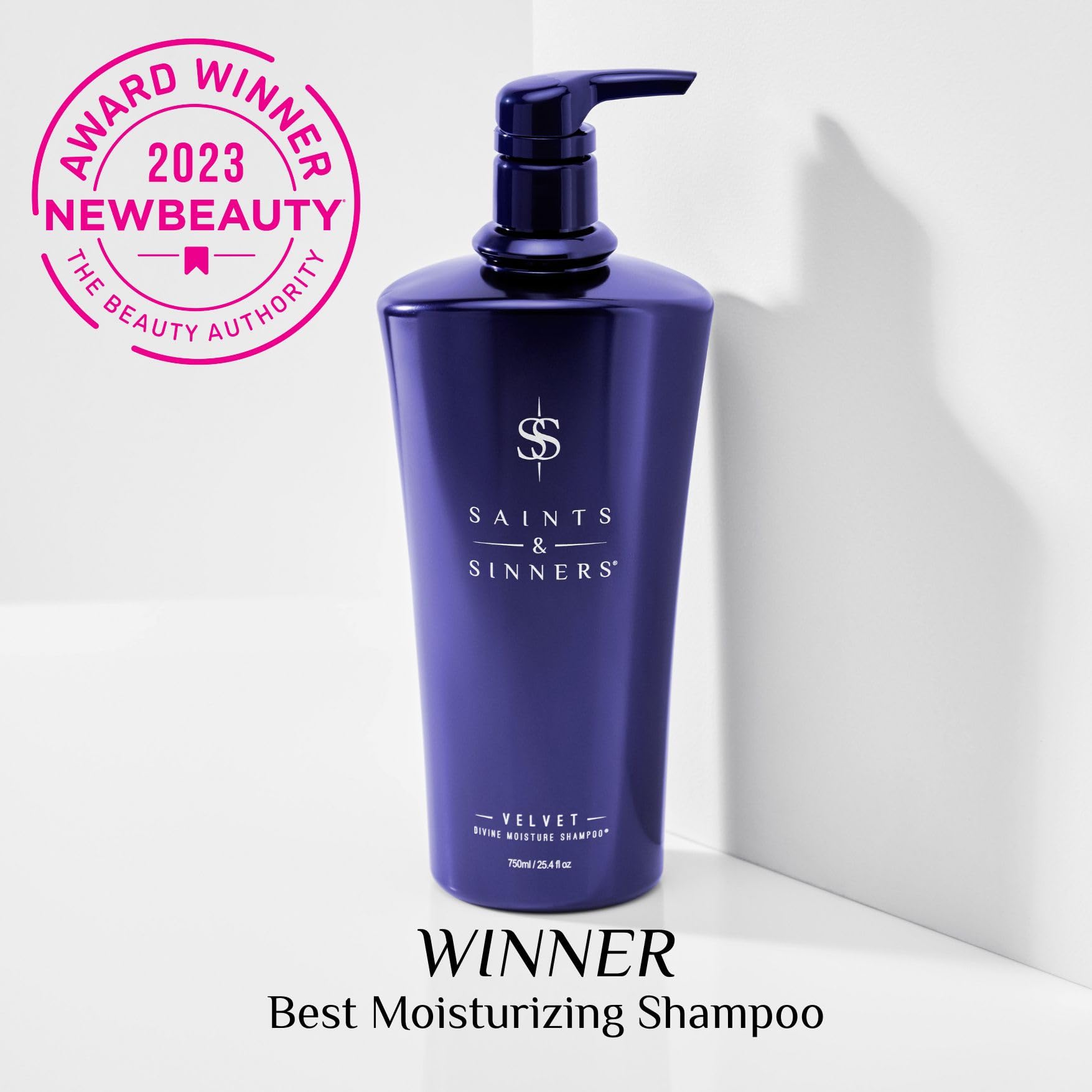 Saints & Sinners Velvet Divine Moisture Shampoo – Sulfate-Free Moisture for Damaged, Color-Treated Hair