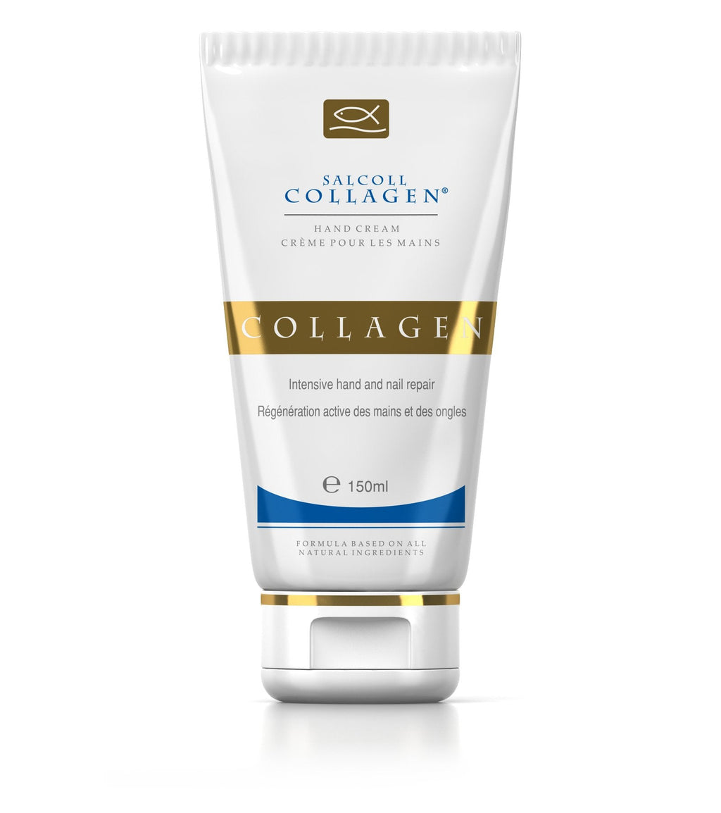 Salcoll Pure Bioactive Anti-Aging Collagen Repair Hand Cream – Hypoallergenic Moisturizer (150 ml)