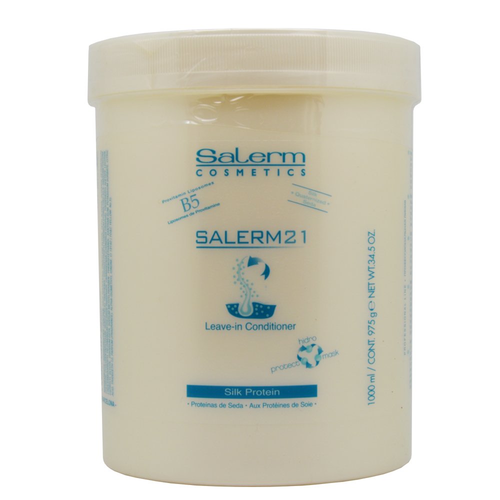 SALERM 21 Leave-In Conditioner – B5 Pro-Vitamin Liposomes & Silk Protein (34.5 oz Tub)