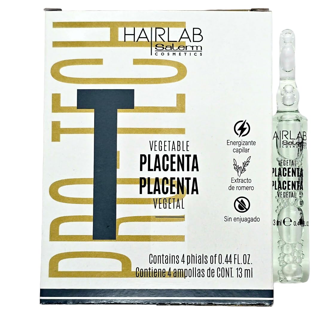 Salerm Vegetable Placenta Restructurer – 4 x 0.44 oz, Big Sale Pack