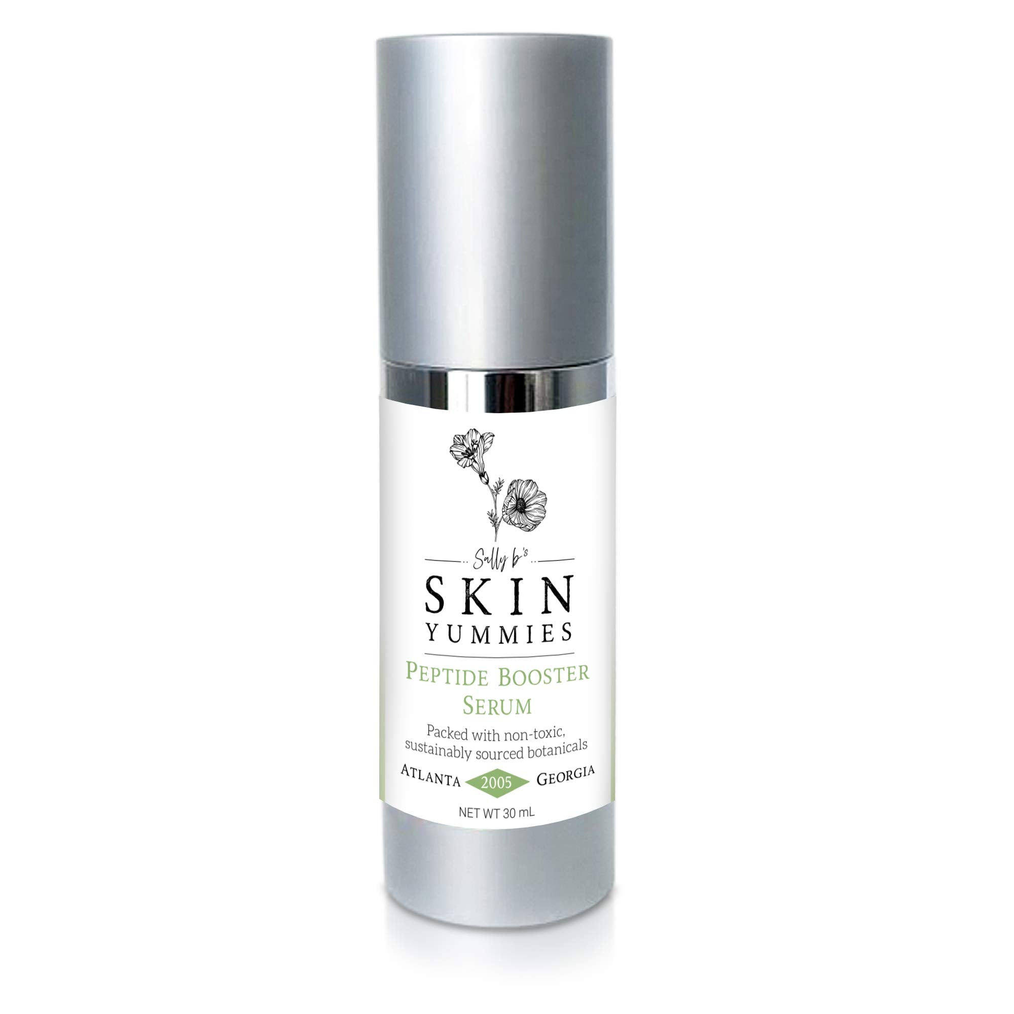 Sally B's Peptide Booster Serum — Oil-Free Moisturizer for All Skin Types, 30 ml
