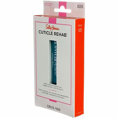 Sally Hansen Cuticle Rehab 3 Pack - Brush-On Gel (0.29 oz each) with Jasmine & Rose Extracts