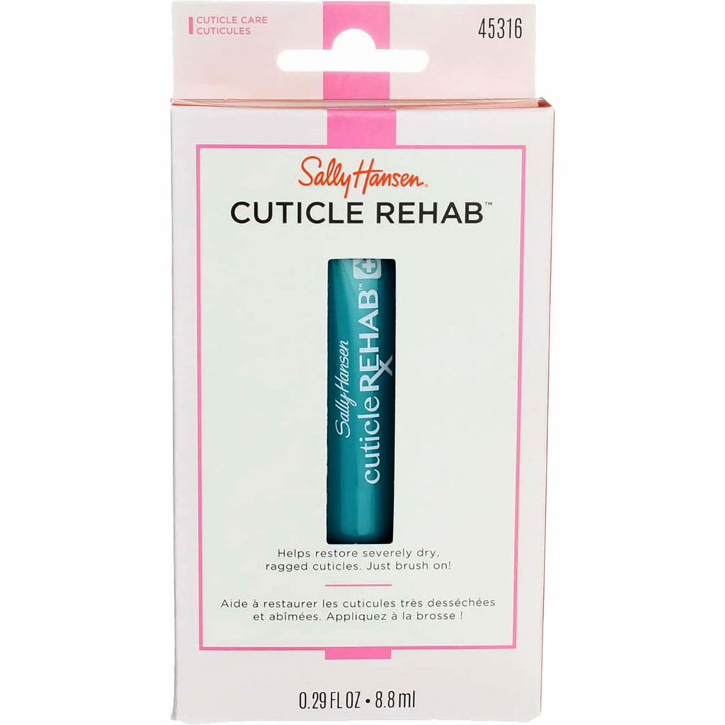 Sally Hansen Cuticle Rehab 3 Pack - Brush-On Gel (0.29 oz each) with Jasmine & Rose Extracts