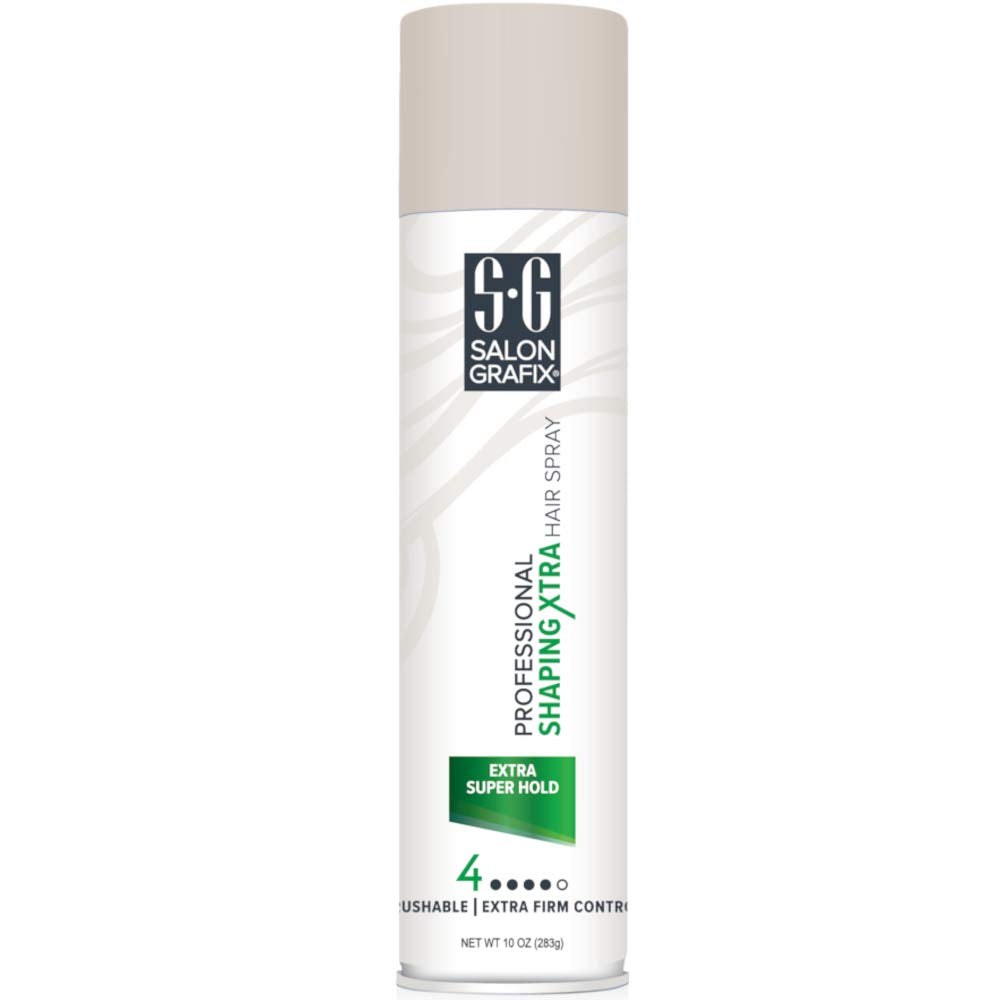 Salon Grafix Profession Shaping Hairspray, Extra-Super Hold 4 — 10 oz (Pack of 6)