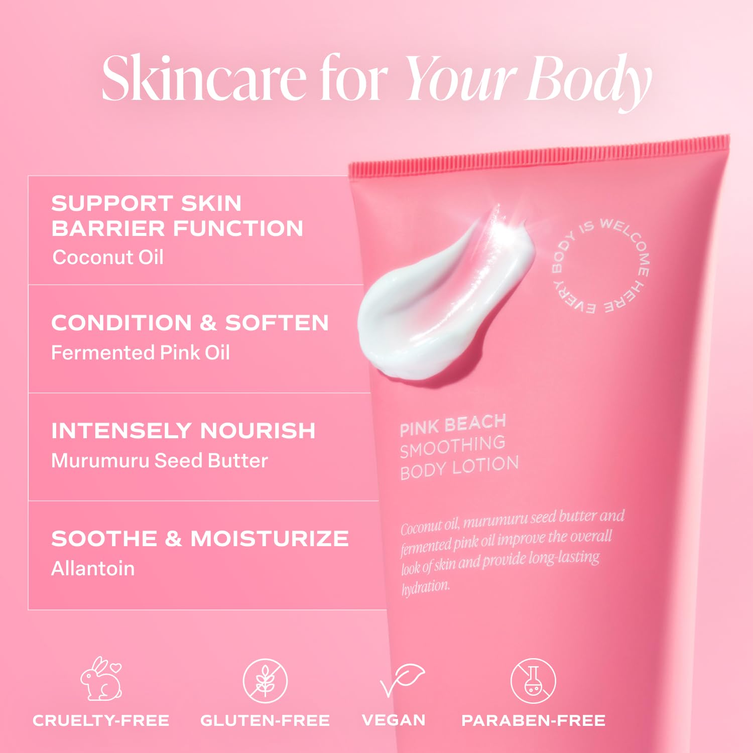 Saltair Body Lotion – 2 Pack Hydrating Lotion with Pink Beach Scent | All Skin Types