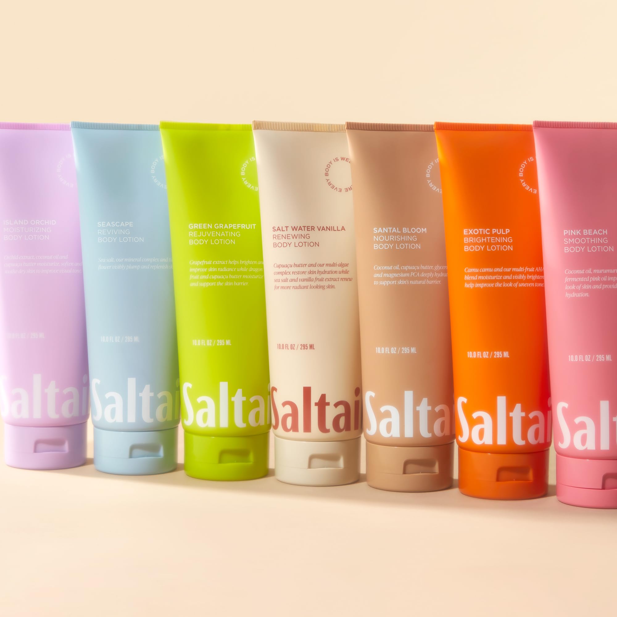 Saltair Body Lotion - 2 Pack | Hydrating Cream for Dry Skin with Salt Water Vanilla Scent