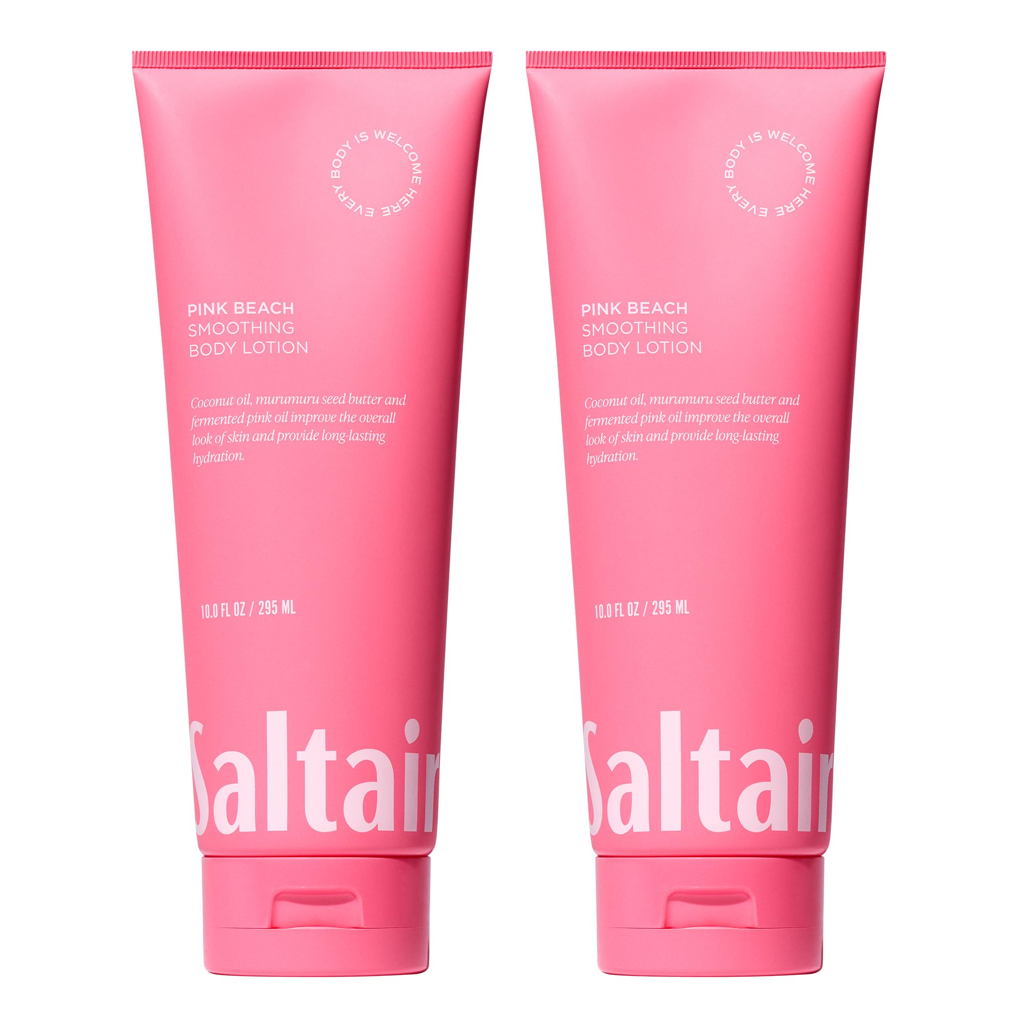 Saltair Body Lotion – 2 Pack Hydrating Lotion with Pink Beach Scent | All Skin Types