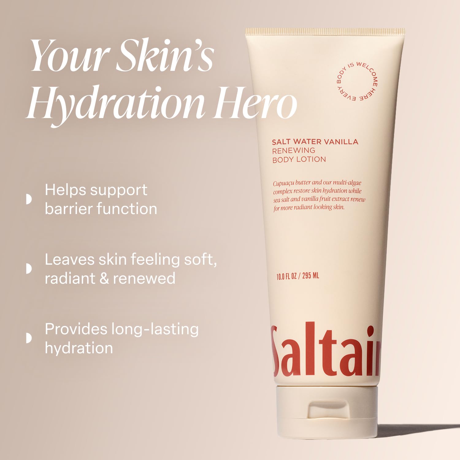 Saltair Body Lotion - 2 Pack | Hydrating Cream for Dry Skin with Salt Water Vanilla Scent