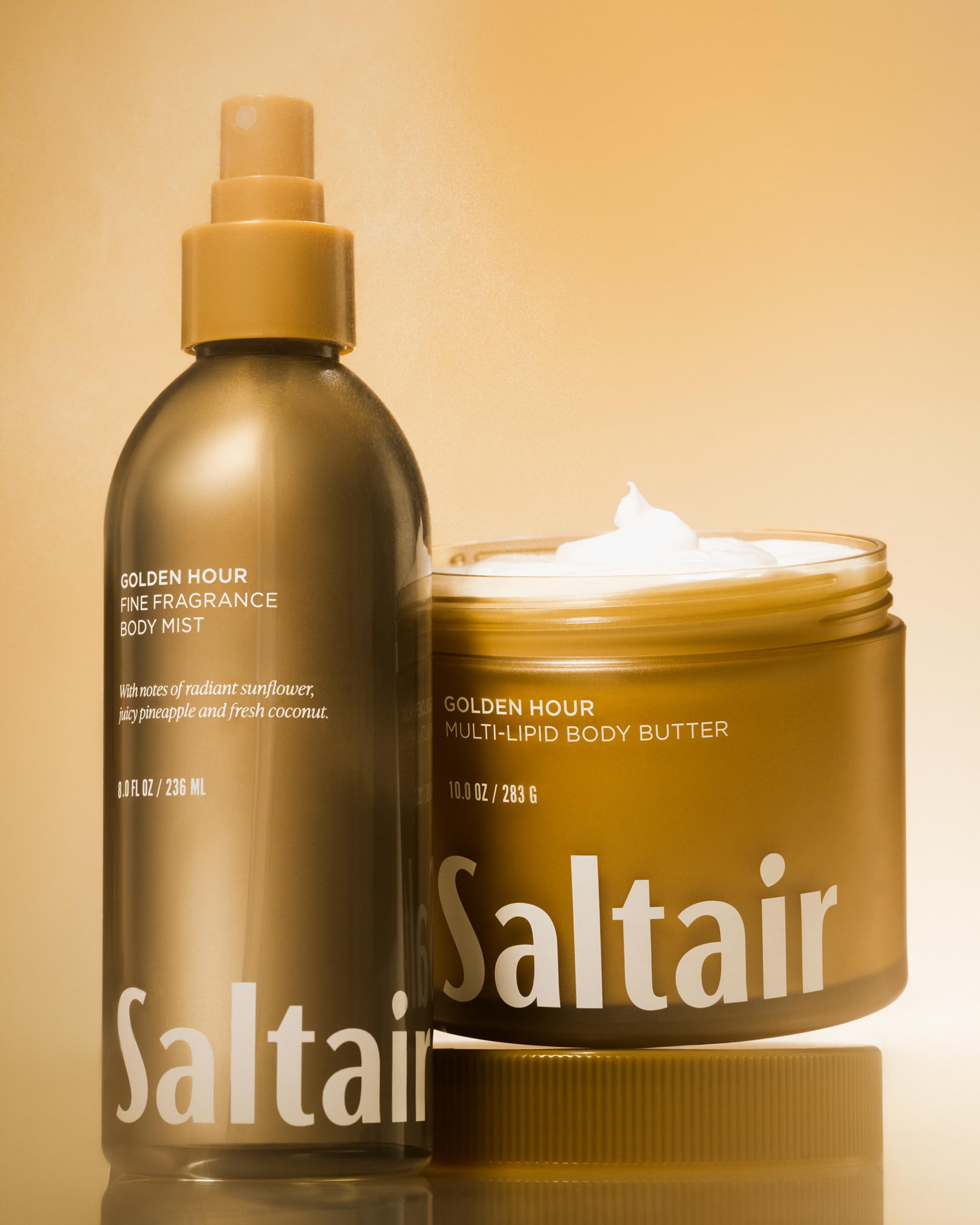 Saltair Body Mist 2 Pack – Golden Hour Fragrance, Lightweight Scent, 2x8oz