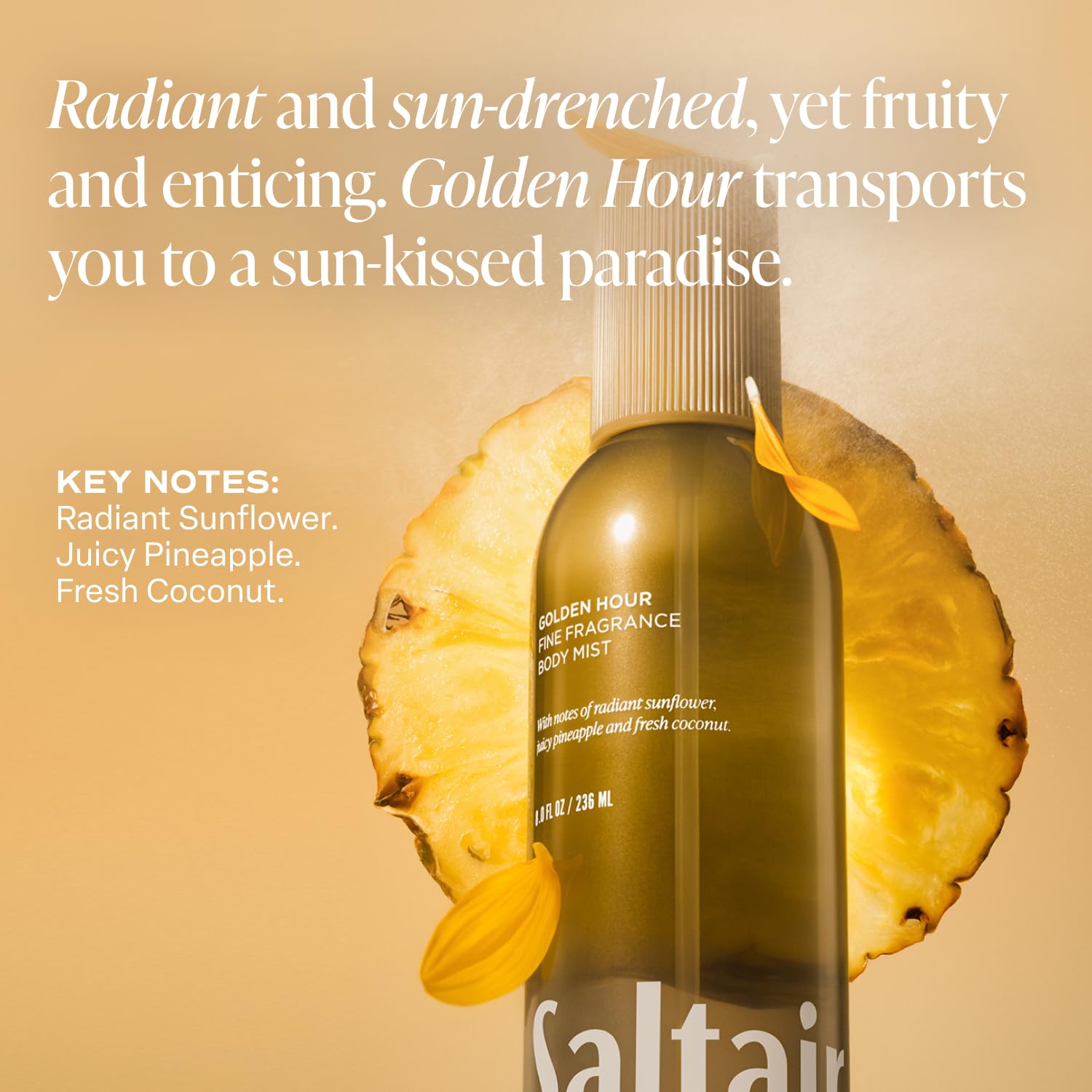Saltair Body Mist 2 Pack – Golden Hour Fragrance, Lightweight Scent, 2x8oz