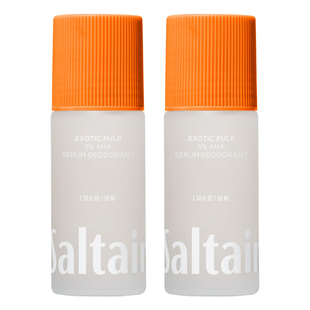 Saltair Serum Deodorant Exotic Pulp 2-Pack – 5% AHA, Aluminum-Free