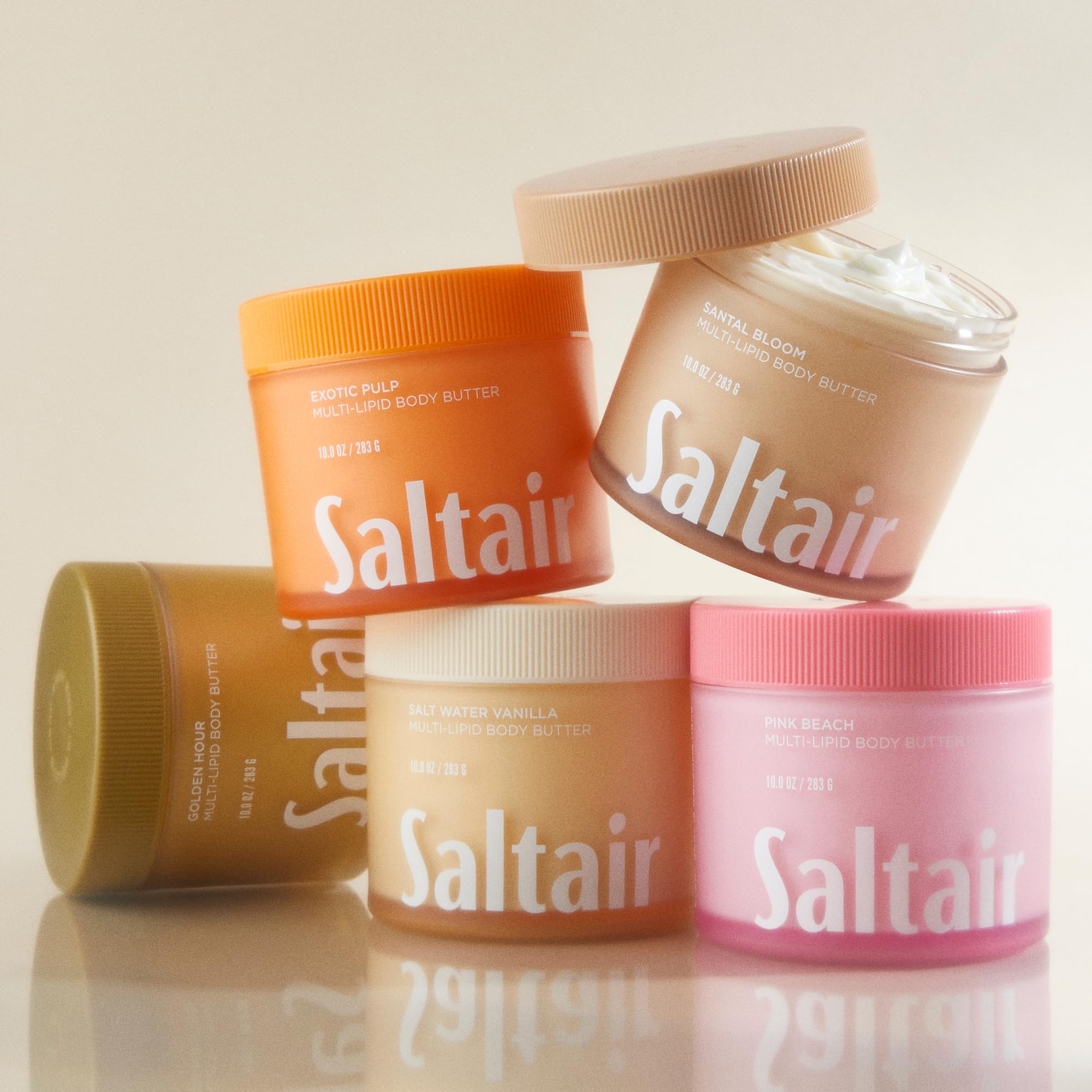 Saltair Multi-Lipid Body Butter – Rich Hydration with Ceramide Complex | Santal Bloom 10oz