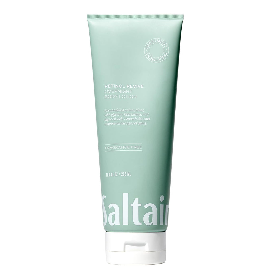 Saltair Retinol Revive Night Lotion – Dual-Action Body Moisturizer, 13oz Pump