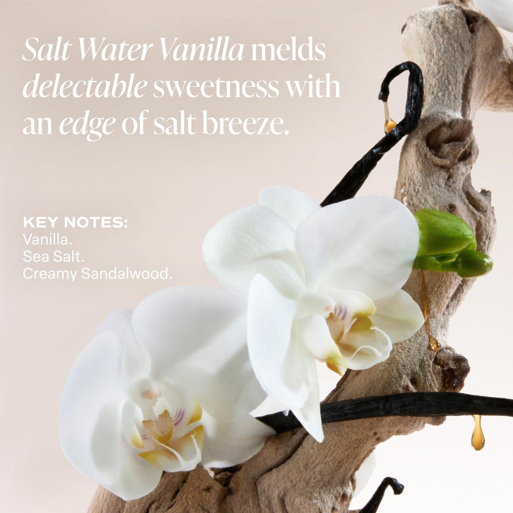 Saltair Salt Water Vanilla Deodorant 2PK – Aluminum-Free, Refillable, 24-Hour Freshness