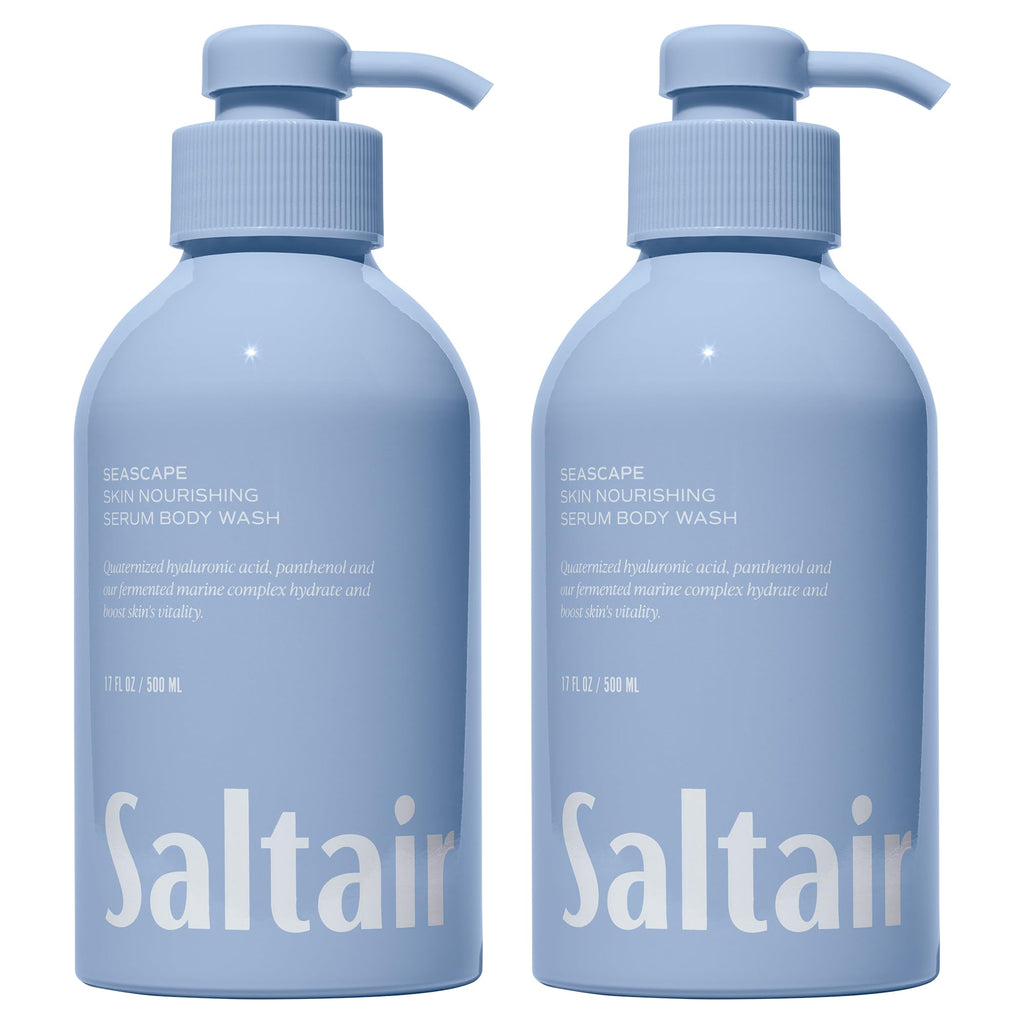 Saltair Seascape Body Wash 2-Pack | Moisturizing Shower Gel with Monoi Oil & Cupuacu Butter