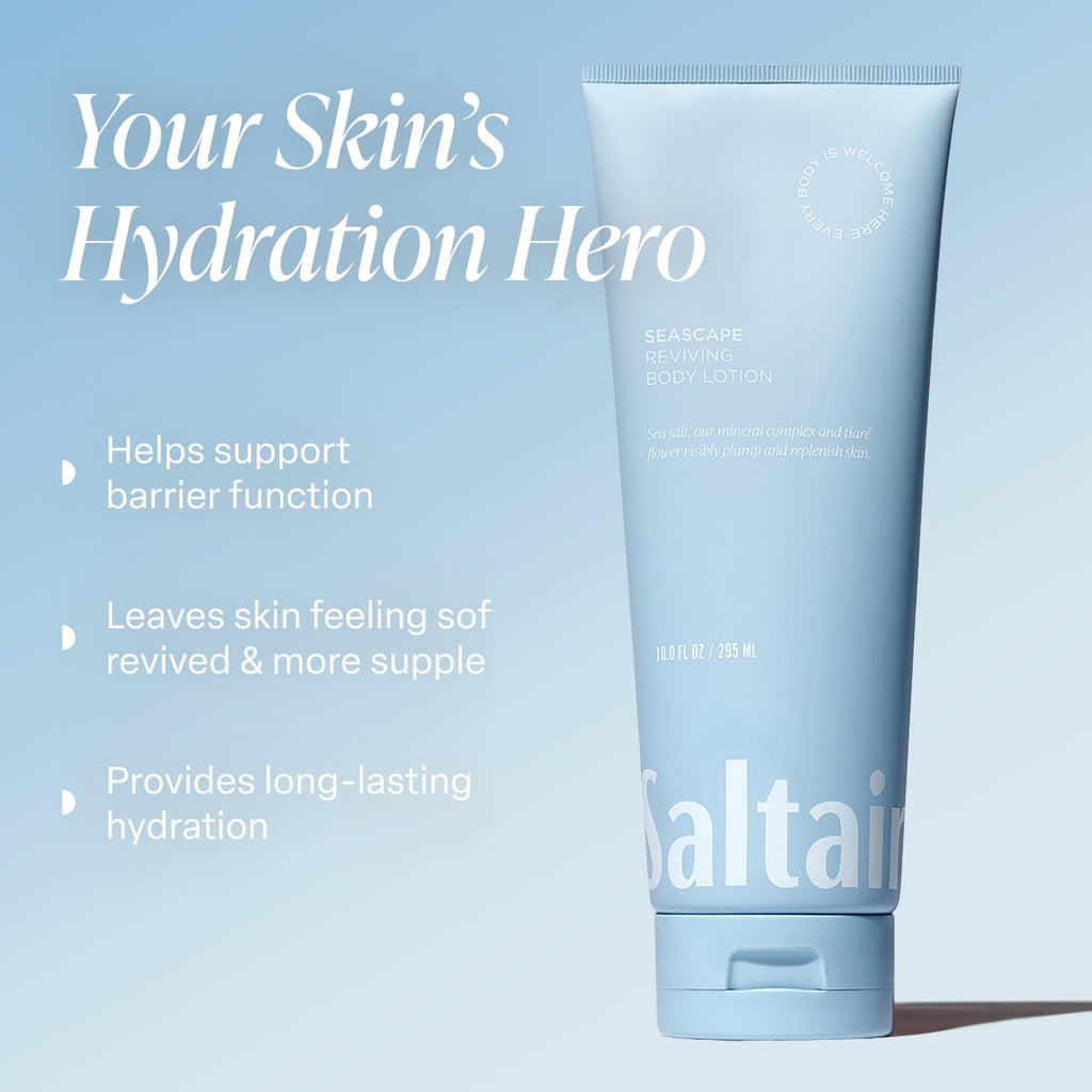 Saltair Seascape Body Lotion 2-Pack — Hydrating Moisturizer for Dry Skin