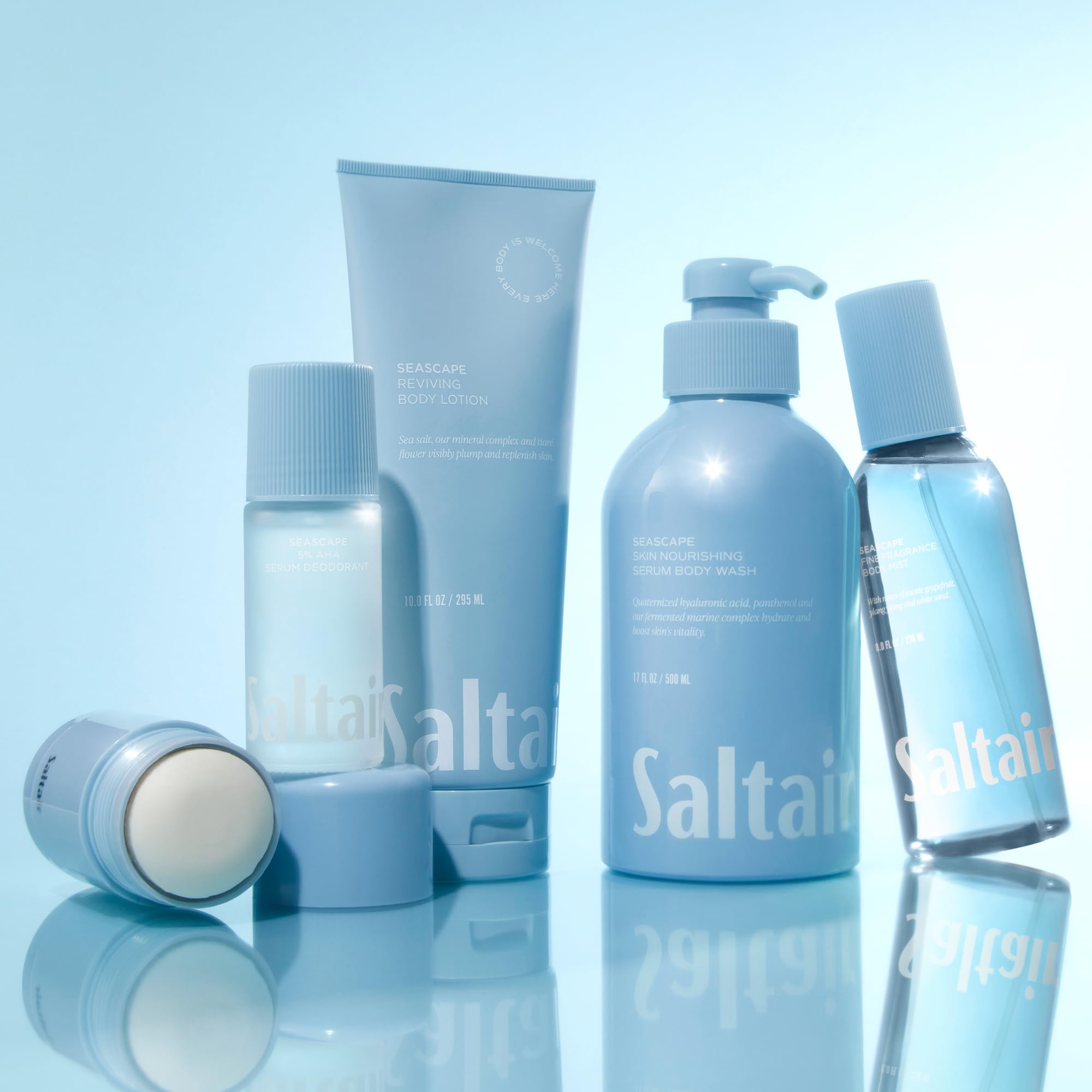 Saltair Seascape Body Lotion 2-Pack — Hydrating Moisturizer for Dry Skin