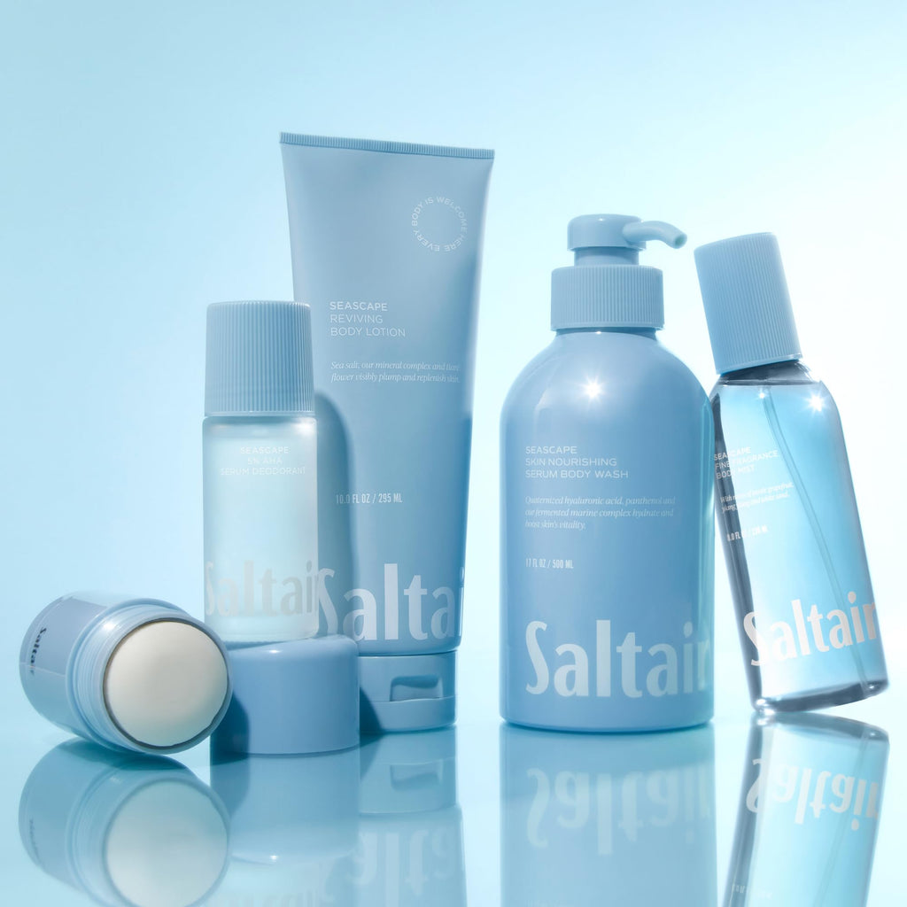 Saltair Seascape Body Wash 2-Pack | Moisturizing Shower Gel with Monoi Oil & Cupuacu Butter