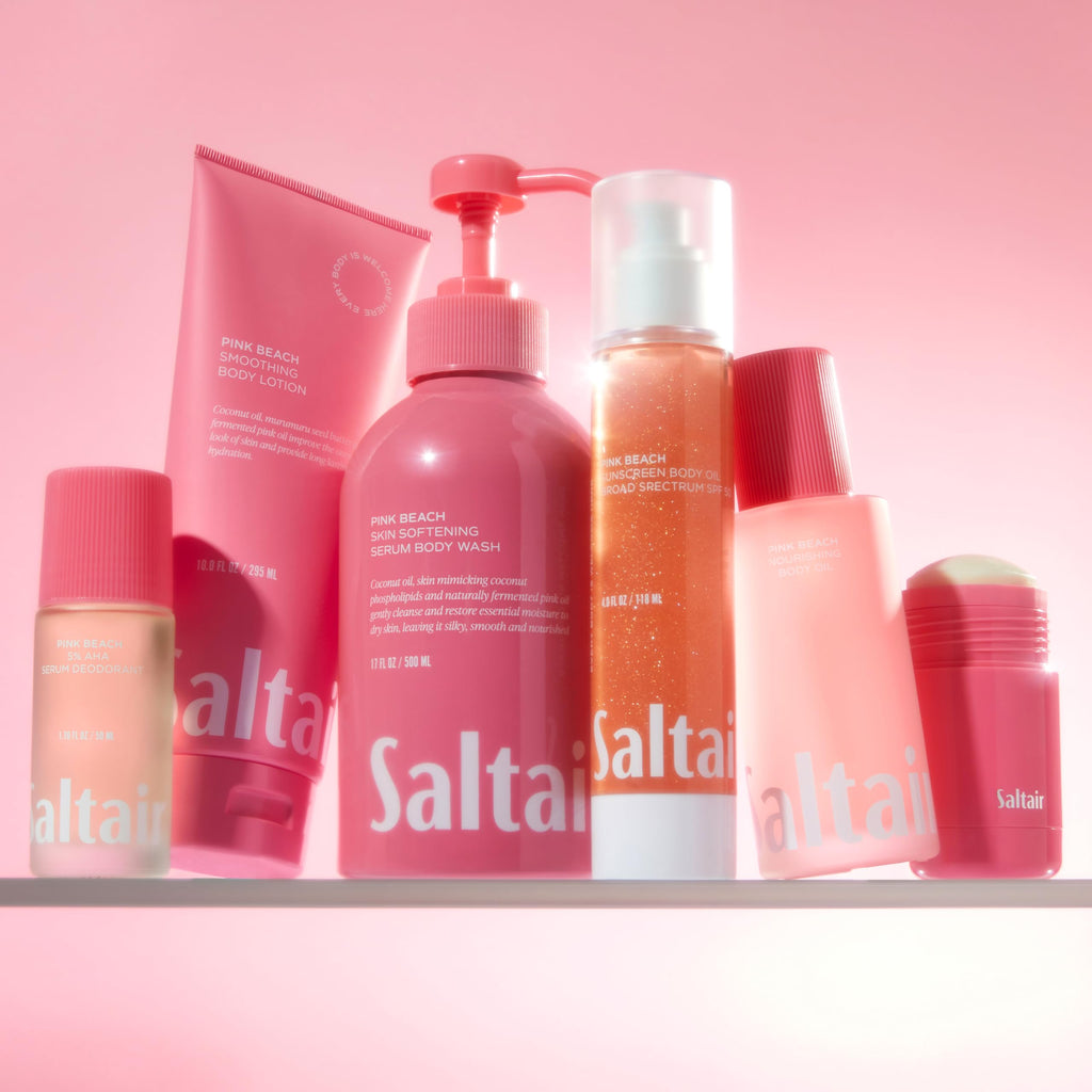 Saltair Body Lotion – 2 Pack Hydrating Lotion with Pink Beach Scent | All Skin Types
