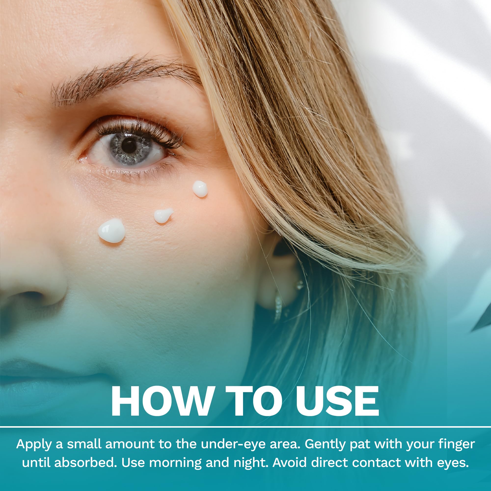 Salted Seas Plumping Eye Cream – Hydrating, Firming & Brightening Under-Eye Treatment | Made in USA