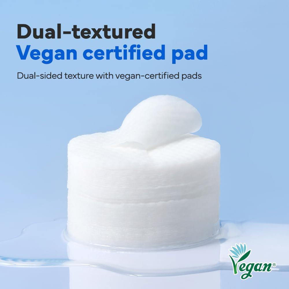 SAM'U PH Sensitive Toner Pad – Splitable Dual-Textured Vegan Exfoliating Pads