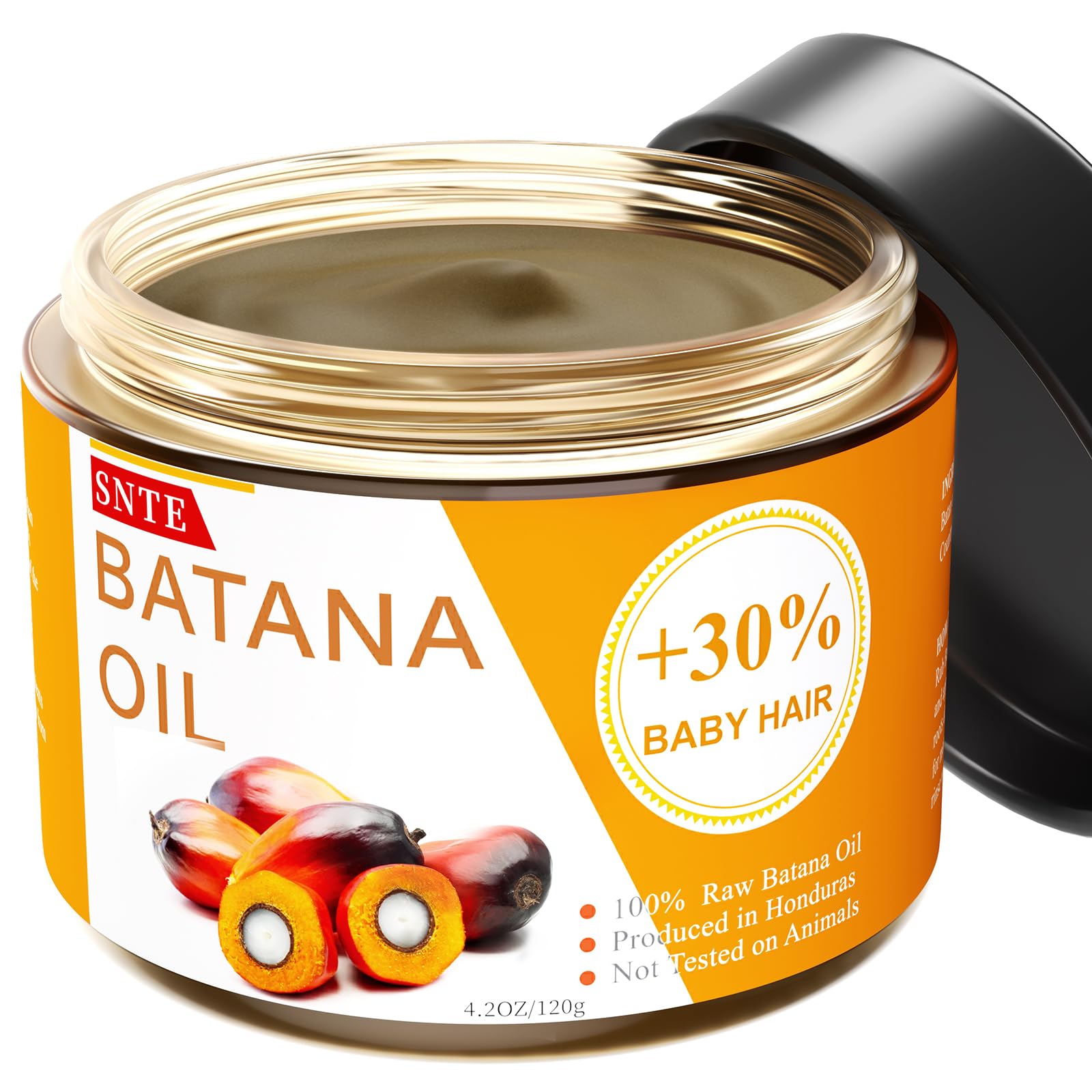 Samnyte Batana Oil for Hair Growth – 100% Pure, Honduras Unrefined, 4.2 oz
