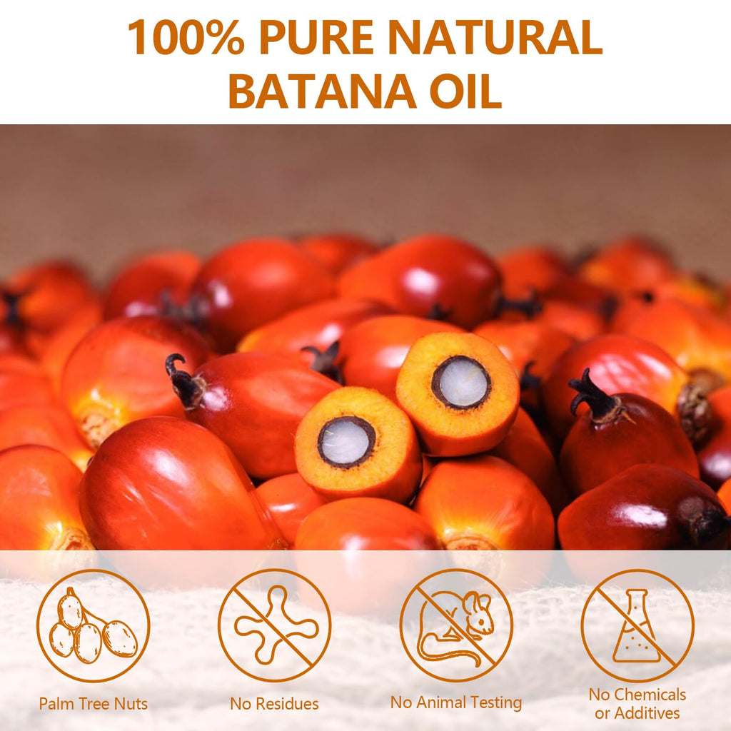 Samnyte Batana Oil for Hair Growth – 100% Pure, Honduras Unrefined, 4.2 oz