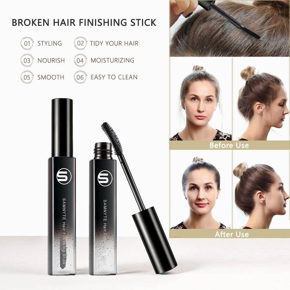 Samnyte Hair Wax Stick 5-Piece Set – Flyaway Tamer, Edge Control, Smoothing for Women, Teens & Kids