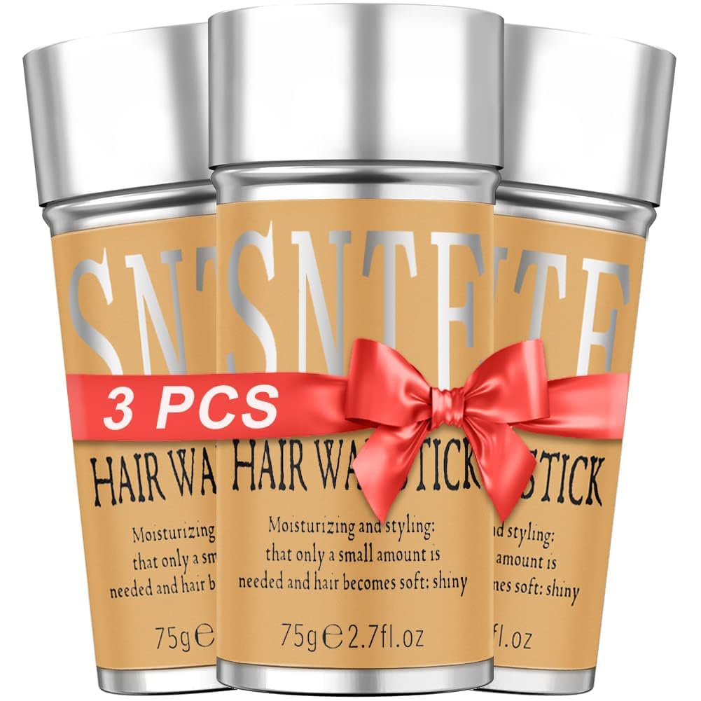 Samnyte Hair Wax Stick – 3pcs, Frizz Control, No Residue, Non-Greasy (2.7 oz)