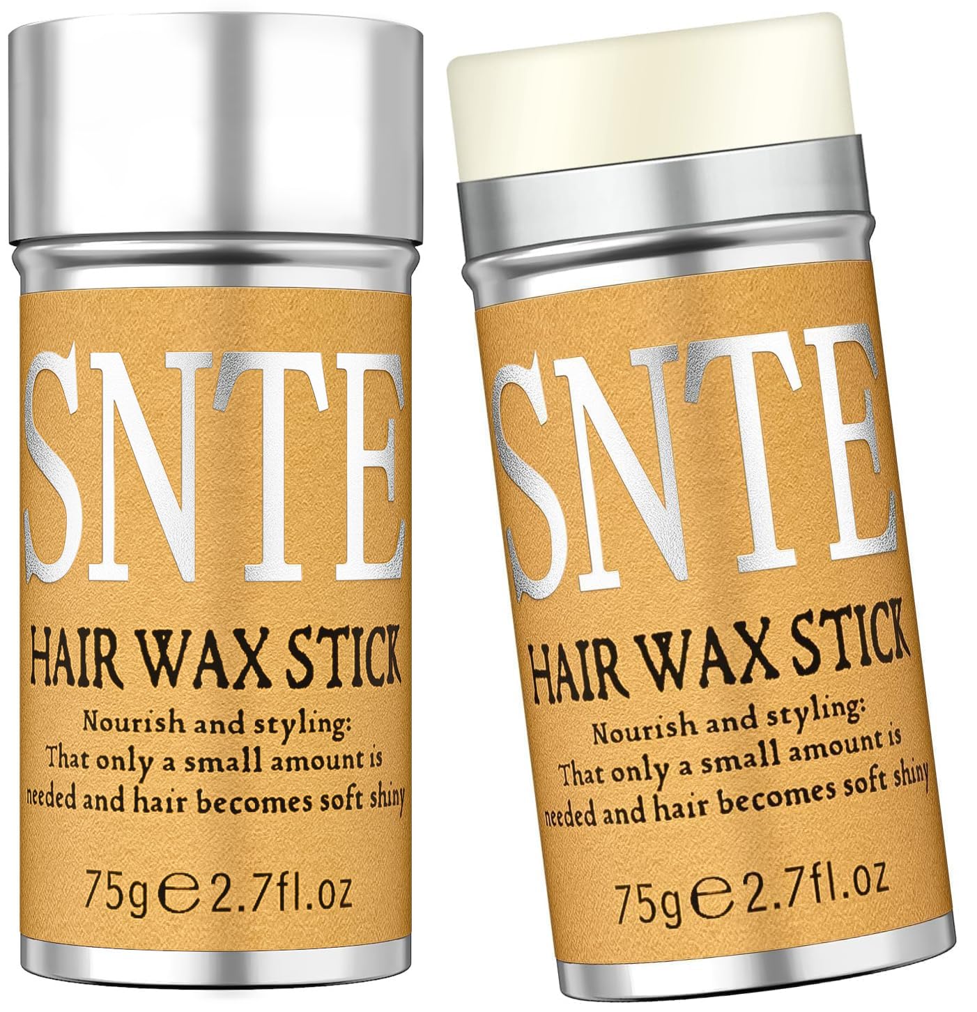 Samnyte Hair Wax Stick 2-Piece Pack – Non-Greasy Flyaway & Frizz Styler