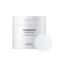 SAM'U PH Sensitive Toner Pad – Splitable Dual-Textured Vegan Exfoliating Pads