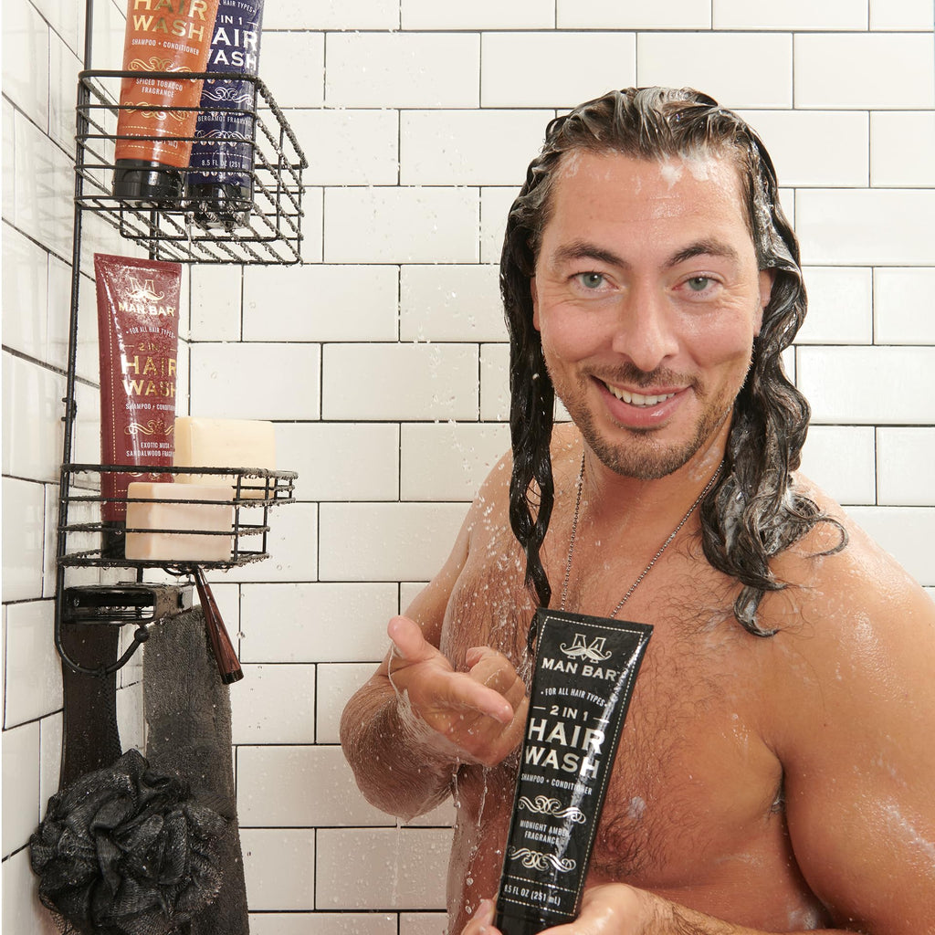 San Francisco Soap Company Man Bar 2-in-1 Hair Wash Midnight Amber – Where Lather Meets Luxury