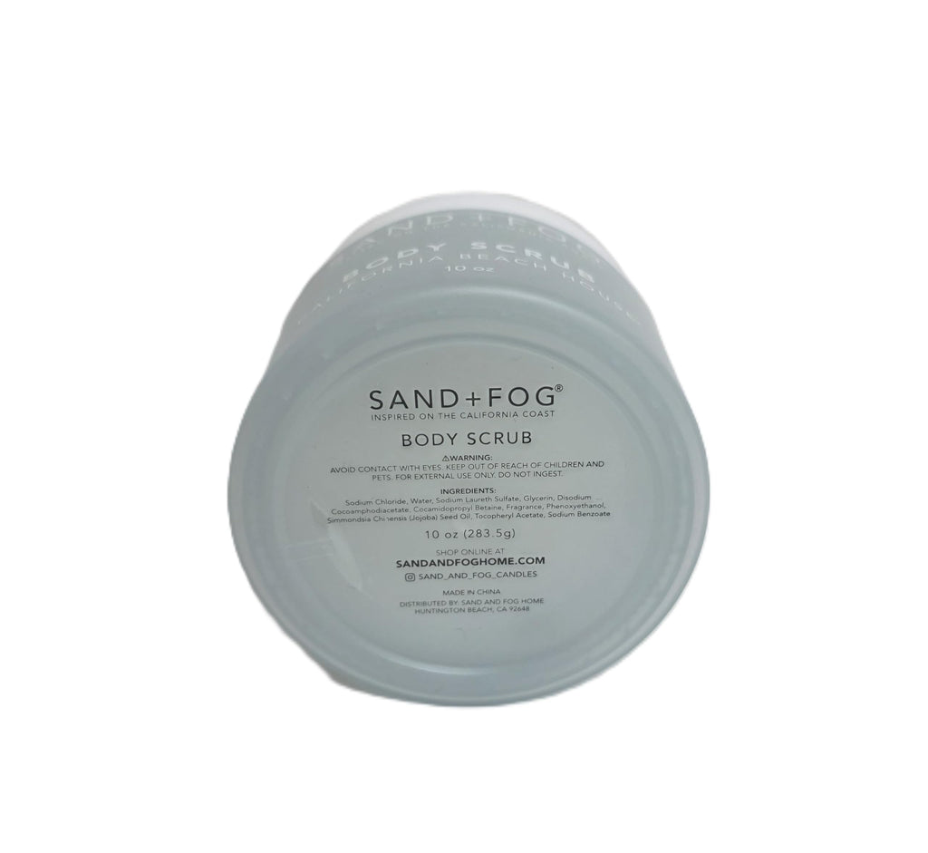 Sand + Fog California Beach House Body Scrub, 10 oz