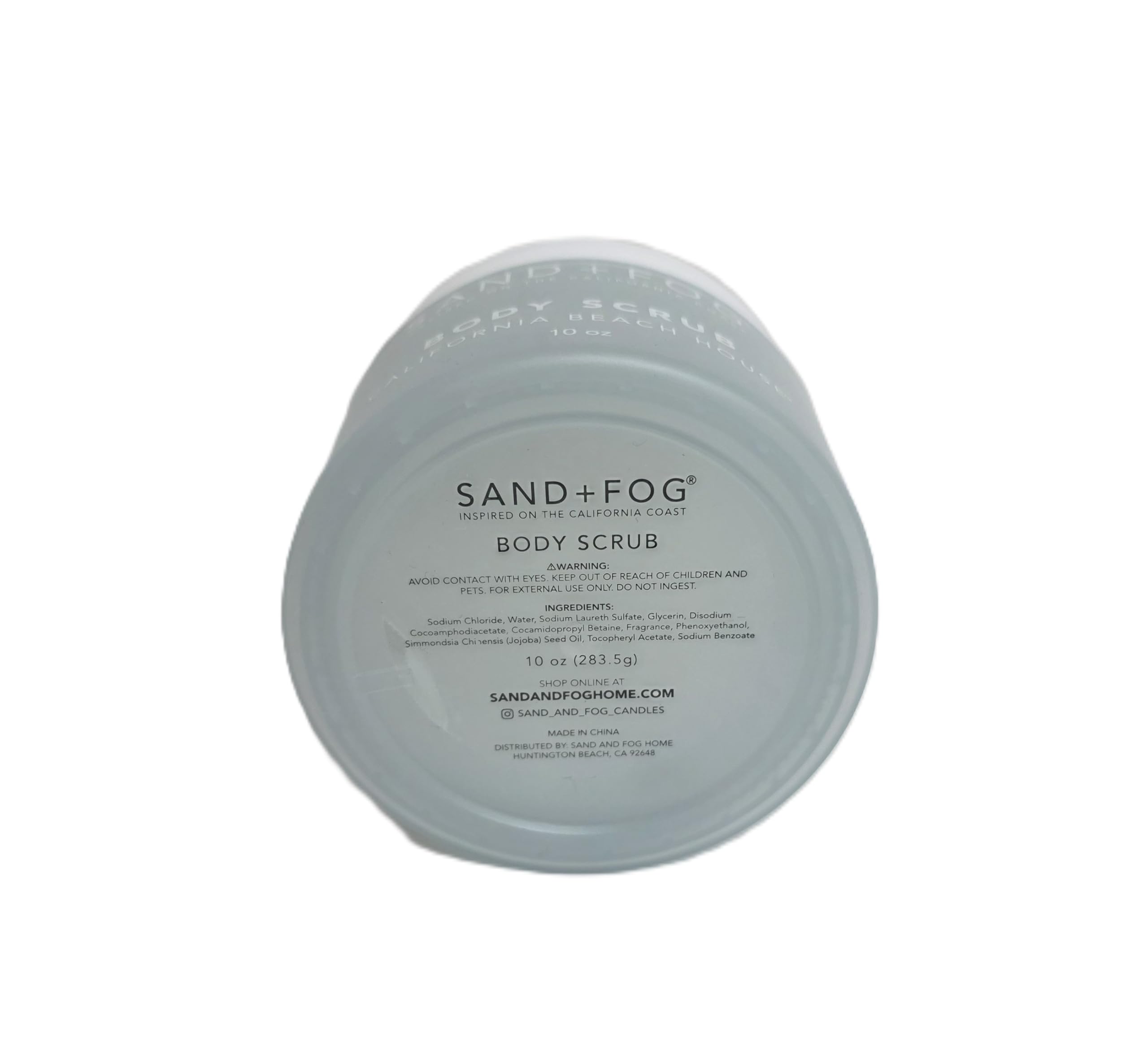 Sand + Fog California Beach House Body Scrub, 10 oz