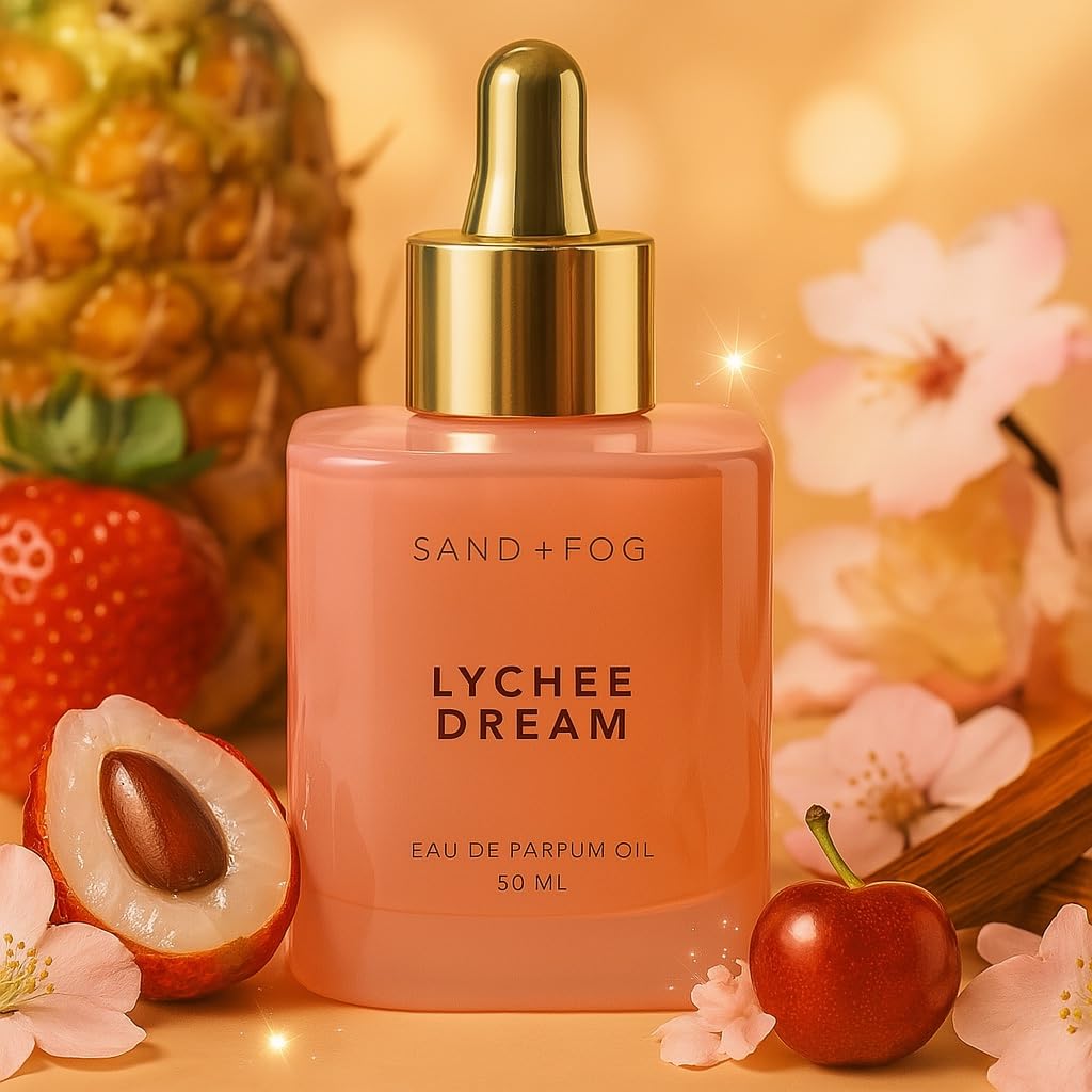 Sand + Fog Lychee Dream Eau de Parfum Oil – 50 ml | Long-Lasting Lychee Fragrance