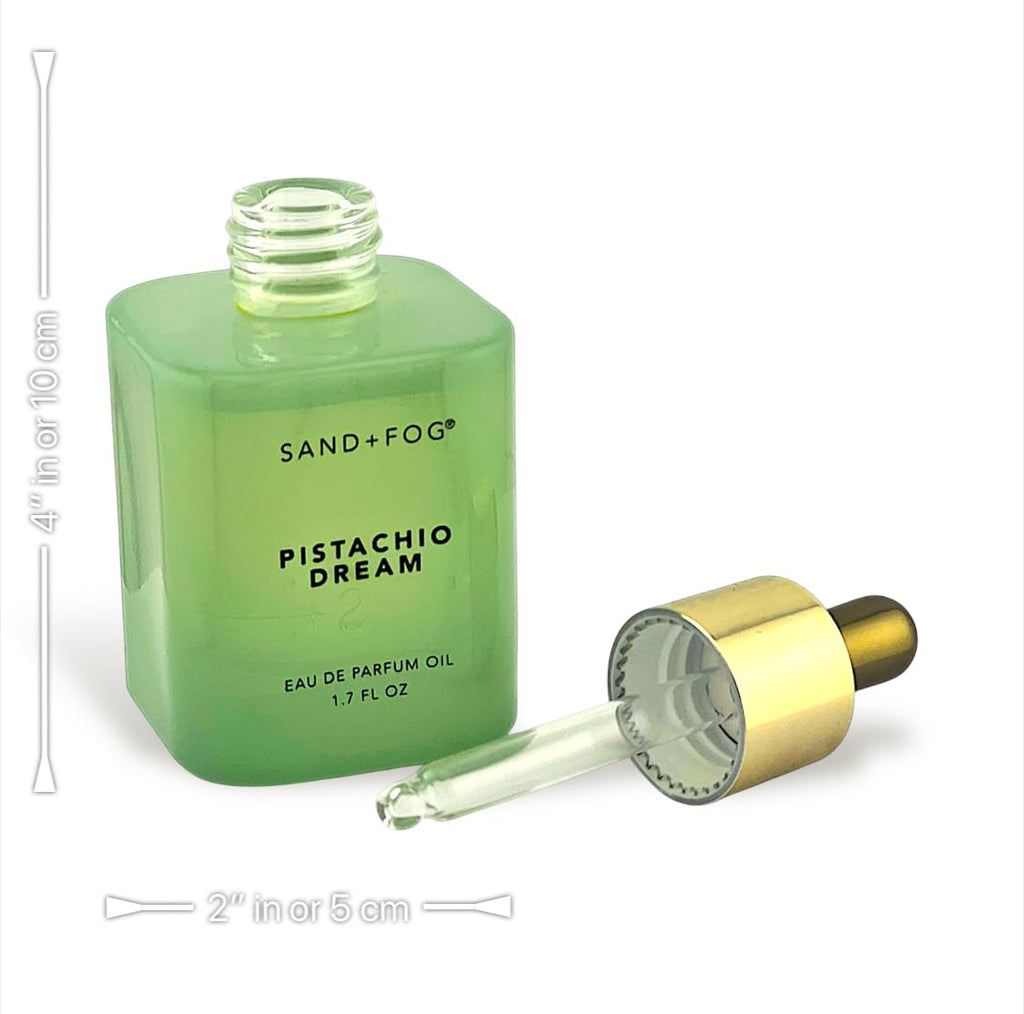 Sand + Fog Pistachio Dream Eau de Parfum Oil, 50 ml Dropper Bottle