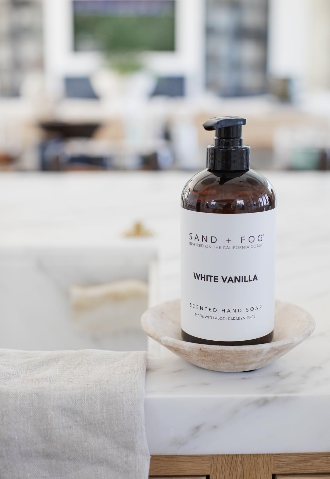 Sand + Fog White Vanilla 20oz Liquid Hand Soap – Nourishing, Cruelty-Free