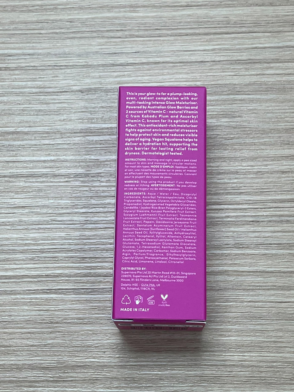 Sand & Sky Vitamin C Face Moisturizer with Kakadu Plum – Brightening, Hydrating Cream (1.7 oz)