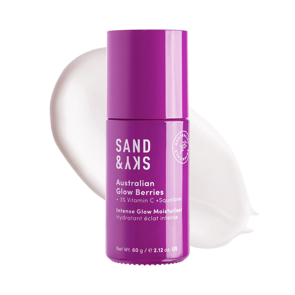 Sand & Sky Vitamin C Face Moisturizer with Kakadu Plum – Brightening, Hydrating Cream (1.7 oz)