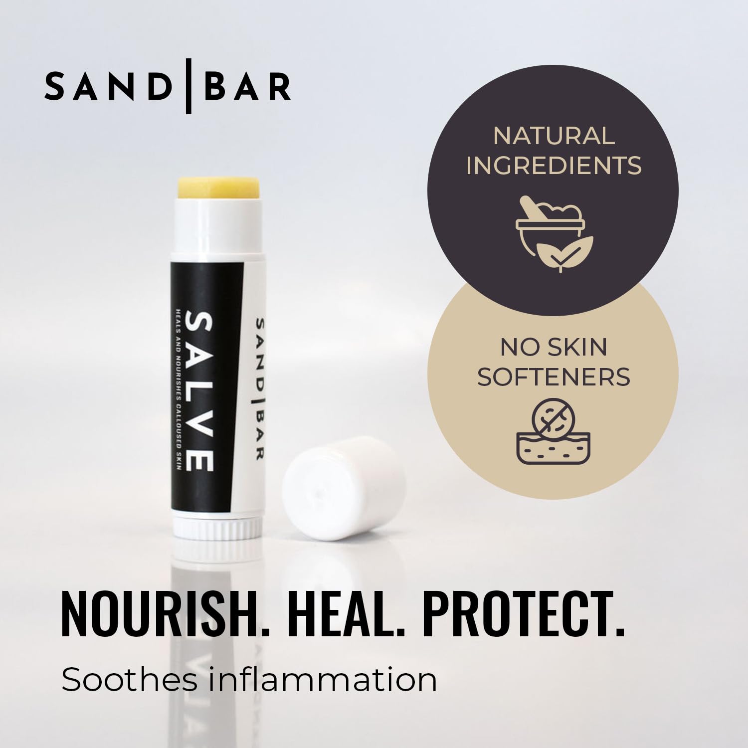 SandBar Natural Callus Salve – Revitalizing Balm for Calluses | On-The-Go Care
